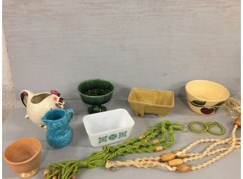 Vintage Pottery, Glass Bake And More