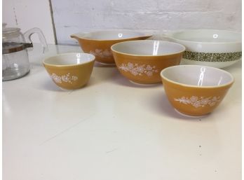 Vintage Pyrex- Butterfly Pattern, And More