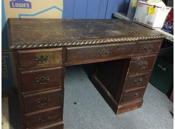 Vintage Desk Great Project Piece 44'l X 22 1/4'w X 301/2'h