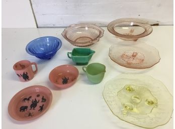 Vintage And Antique Glass- Depression Glass
