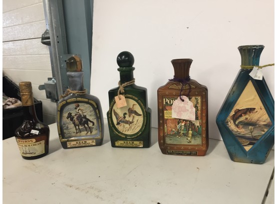 Assorted Vintage Decanters
