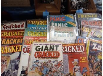 Assorted Vintage 1960's Magazines-cracked, Panic