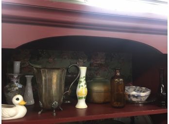 Vintage Avon Ruby Glass, Wyn Duck Planter, And More