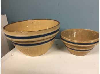 Vintage Stoneware Bowl Set