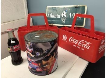 Coca-Cola Products And Maxwell Coffee Tin