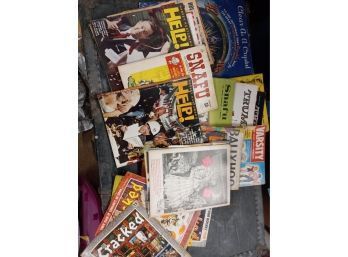 Assorted Vintage Magazines-help, Snafu, Think, Trump, Cracked