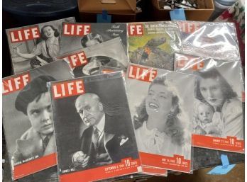 Assorted Vintage Life Magazines-1940's, 1950's, 1960's