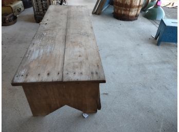 Wooden Bench  68'l, 23.5'w, 17'h