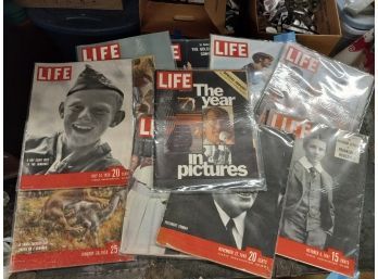 Assorted Vintage  Life Magazines- 1940's, 1960's