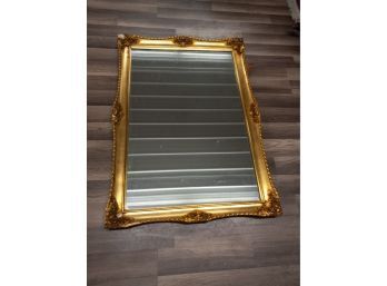 Heavy Vintage Gold Mirror 41'l X 29'W