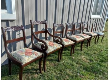 6 Matching Chairs (includes 1 Captain Chair), 1 Single Chair