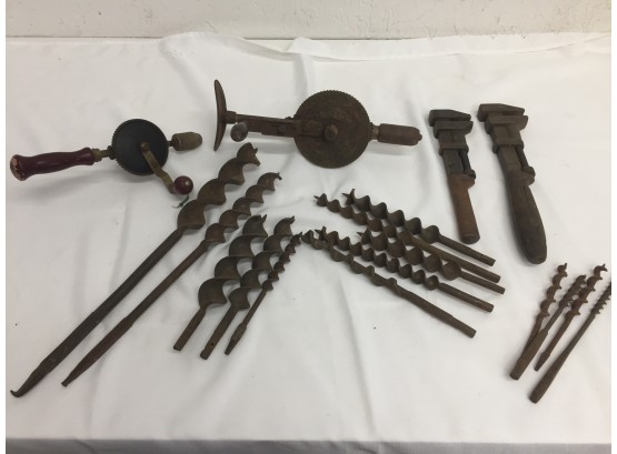 Vintage Hand Crank Tools And More