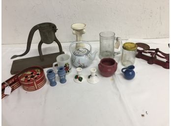 Vintage Cast Iron Scales, Marble Shooter Game, And More