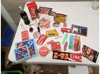 Coca-Cola Memorabilia - Knives, Comb, Bottle Openers,  And More