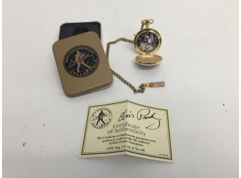 50th Anniversary Elvis Presley Collectable Watch (plays Song When Button Is Pushed)