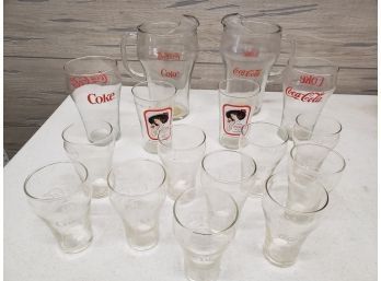 Coca-Cola Pitchers And Glasses
