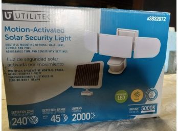 Utilitech Motion Activated Solar Security Light