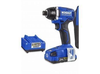 Kobalt 24v Impact Drill, With Battery And Charger