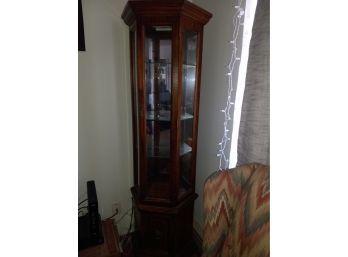 Vintage China Cabinet With Three Shelves