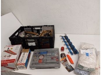 Vintage Tool Assortment Including Foot Pump, Racor, And More