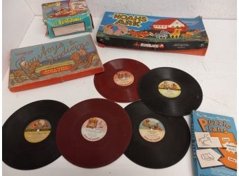 Vintage Assortment Of Games And Records