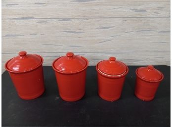 Red Kitchen Confectionary Containers