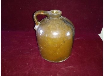 Antique Crock (has Lip Added On The Spout)