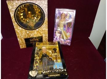 Vintage Collectable Doll Assortment Including Gwen Stefani, Bob Makie, And Taylor Swift