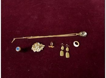 Vintage Assortment Of Costume Jewelry