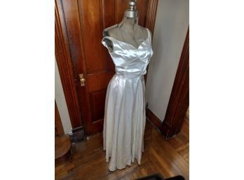 Vintage Handmade Wedding Dress & Shawl