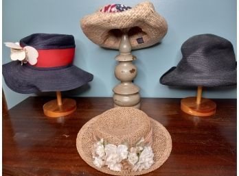 Vintage Hat Assortment Including Shillito's, Cappeli, Filippo Catarzi, And Gap