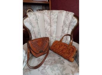 Vintage Hand-tooled Mexican Handbags