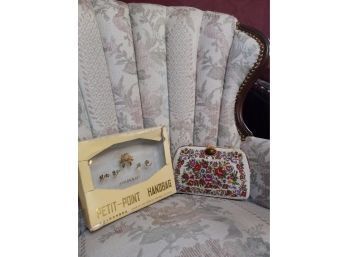 Antique Embroidered Handmade Clutch