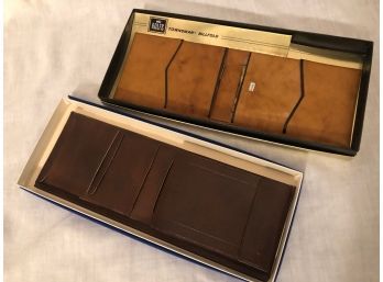 Rolfs Vintage Leather Billfold-New Old Stock, Dark Brown Leather New Old Stock Billfold