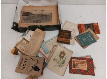 Vintage Assortment Of Paper Goods
