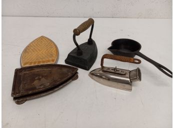 Vintage Assortment Including #3 Iron And More
