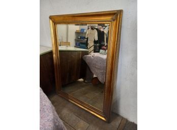 Large Gold Toned Mirror 40.5'x50'