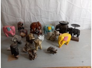 Fun Elephant Assortment- Made From Various Materials