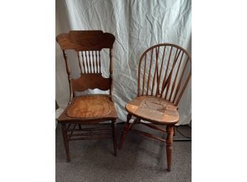 Antique Chairs- Great For Plants!