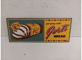 Vintage Gerts Bread Sign