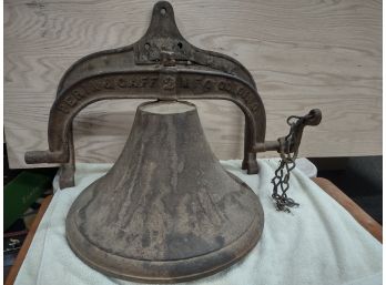 Antique Cast Iron Bell Pernin & Gaff Mfg. Co.