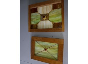 Stained Glass In Wooden Frames