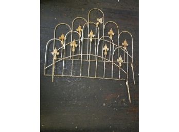 Vintage Iron Fencing - 2 Pieces