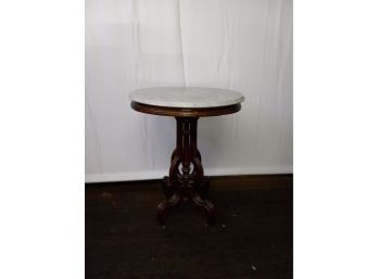 Marble Top Vintage Side Table