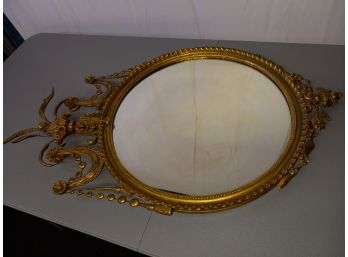 Antique Intricate Gold Mirror