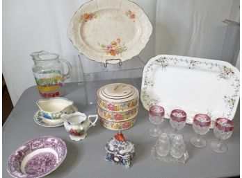Vintage Variety Of Dishes