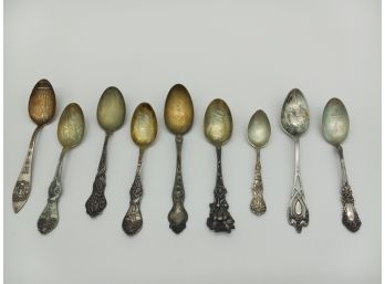 Sterling Silver Collectible Souvenir Spoons