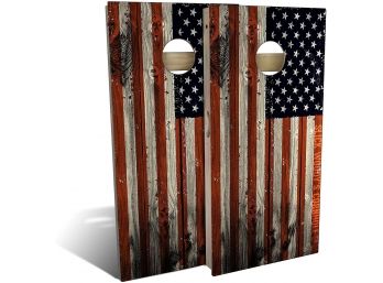 American Flag Corn Hole Boards Retail Over $100
