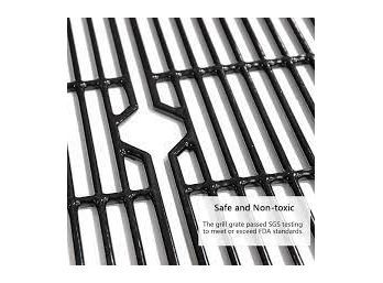 Replacement Polished Porcelain Cast Iron Grill Grates For Charbroil