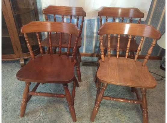 4 - Mid- Century Sturdy Table Chairs- Aurora, IN